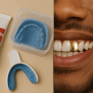 Gouden schuiftand in 3-Stappen