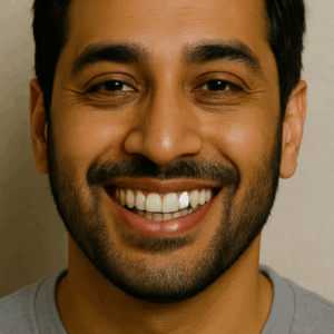 14K Gouden Tand Witgoud